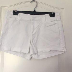 White pixie shorts